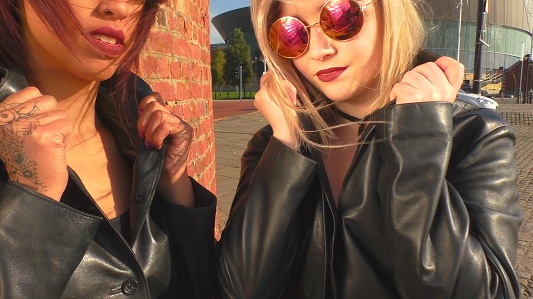 Girl-leather-gloves-wearing-leather-boots